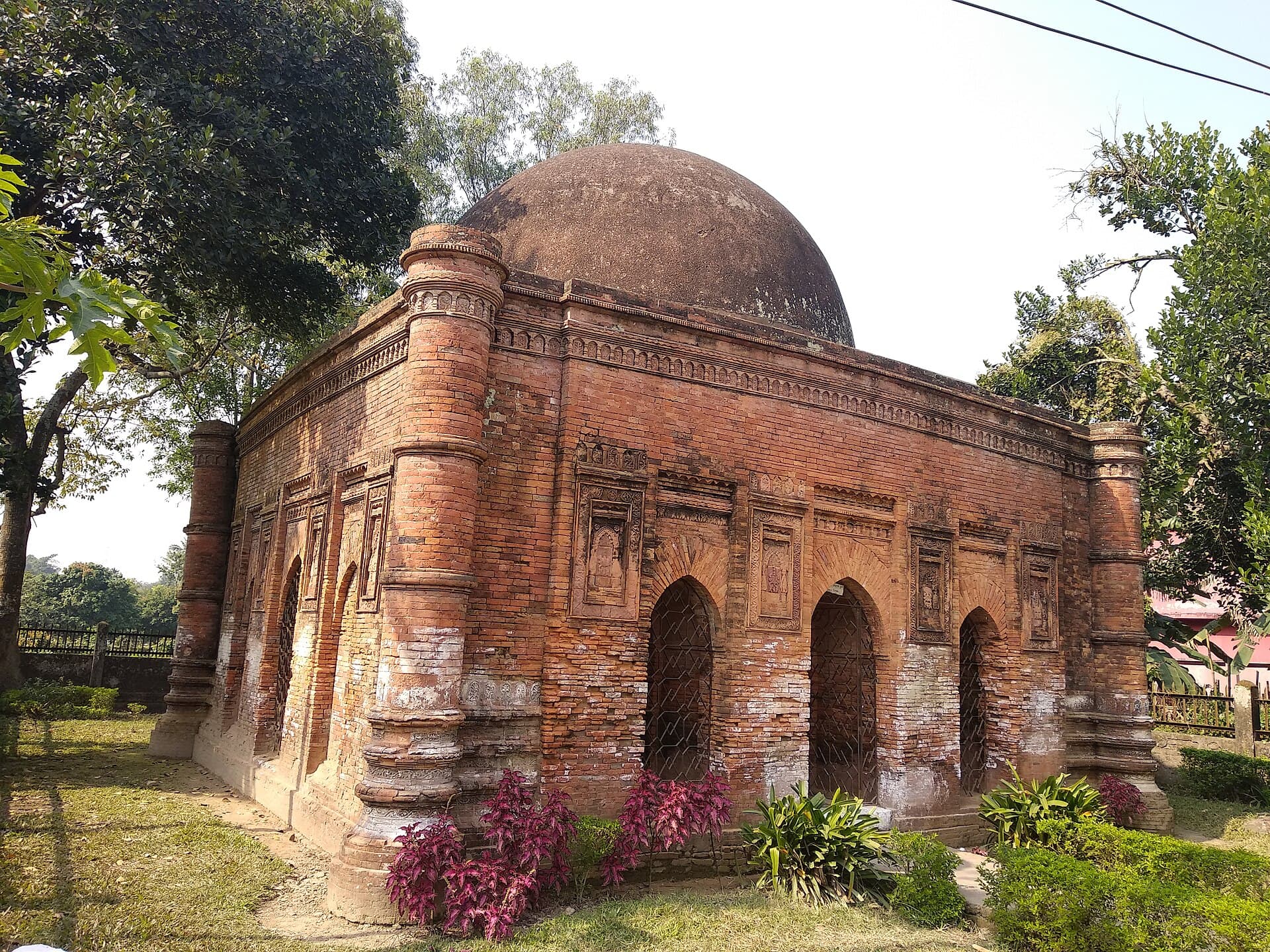 The single-domed Sultanate-era Goaldi Mosque, Sonargaon