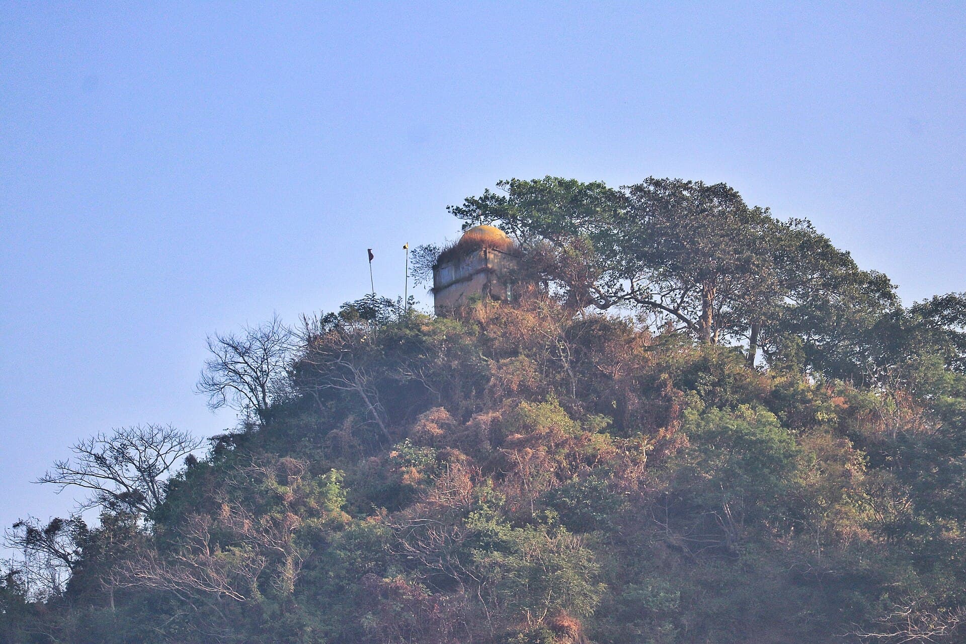 The hilltop Chandranath Temple at Sitakunda