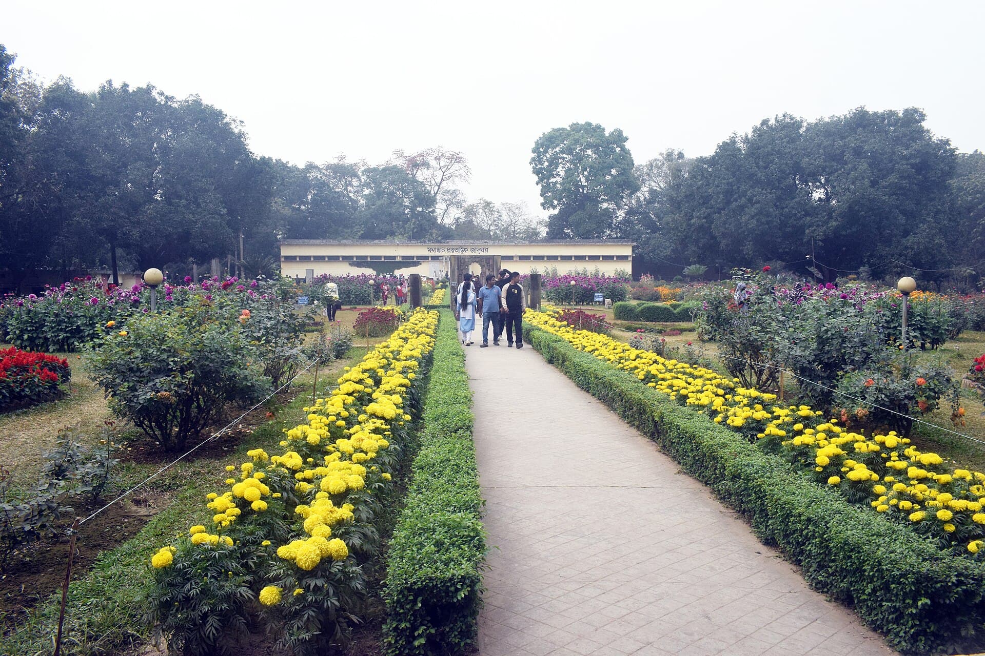 Garden of the Mahasthan Archaeological Museum, Bogura